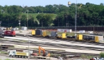 P+H Harnischfeger components on company flats in Muskego Yard 